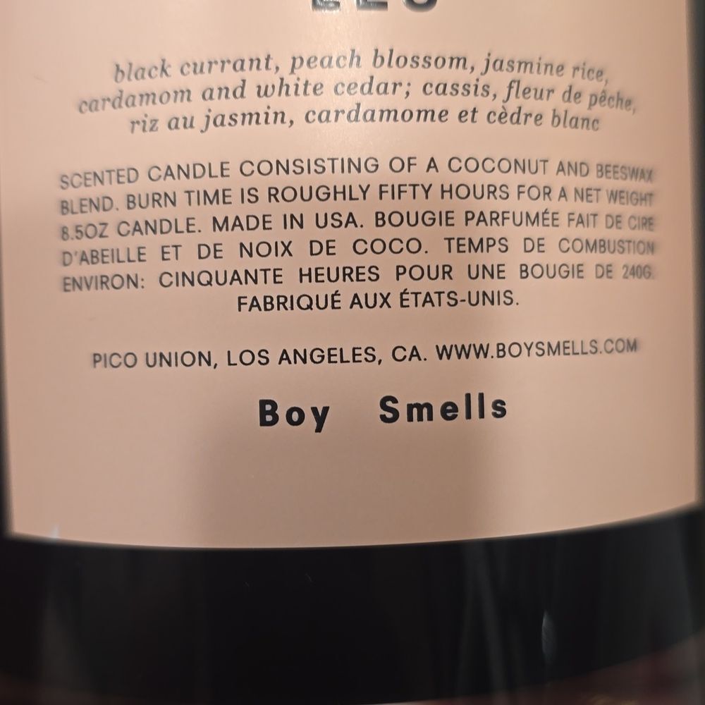 Boy Smells Limited Icon LES Scented Candle - Picture 12 of 13